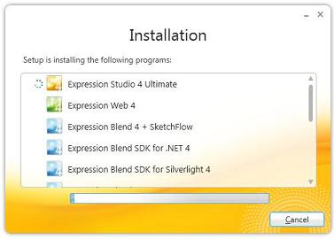 Setup is installing the following programs